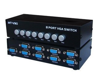 迈拓维矩MT-15-8H  VGA切换器 共享器 八台主机一台显示 支持宽屏