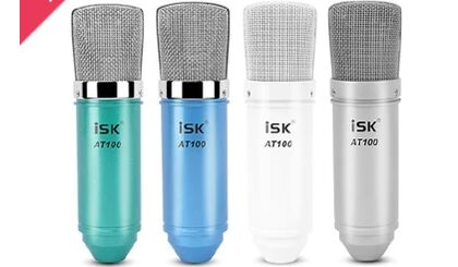 ISK AT100  专业录音电容麦 免电源 电脑录音网络K歌喊麦话筒