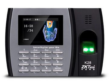 中控K28指纹考勤机 指纹打卡机 指纹机 免软件