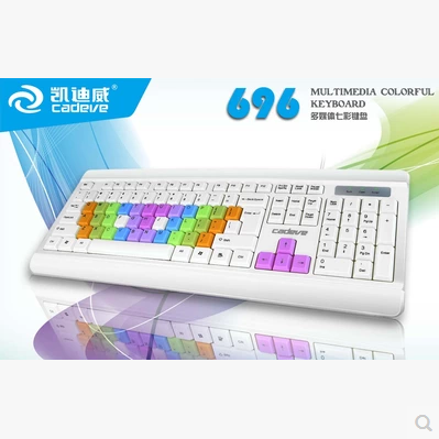 凯迪威699 USB单键盘 白色