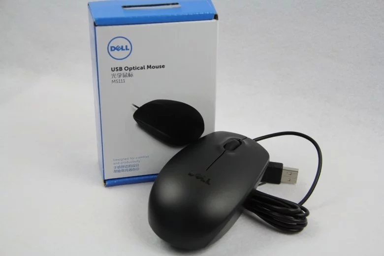 戴尔MS116有线鼠标 笔记本台式电脑通用办公大鼠标（仿）