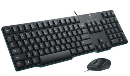 罗技 MK100（2代）套件（P+U）键盘鼠标套装