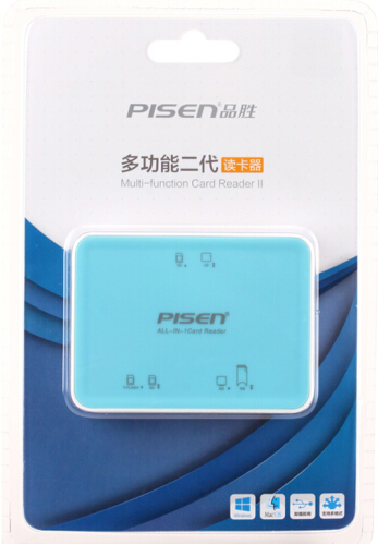 品胜（PISEN） 多功能读卡器二代USB2.0 支持SD/TF/CF/MS/XD/M2
