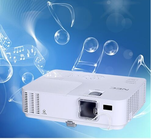NEC投影机 办公会议投影仪1080P家用全高清投影机便携/挂式 V303H+