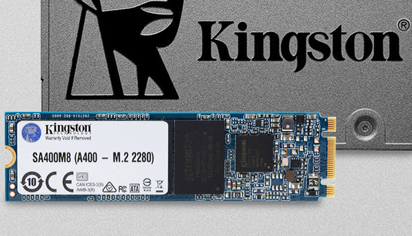 金士顿(Kingston) 240GB SSD固态硬盘 M.2接口(SATA总线) A400系列