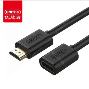 优越者 Y-C165 HDMI公对母延长线 黑色 2米