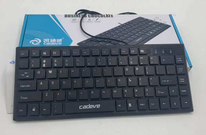 凯迪威 680 黑色 USB 笔记本 有线单键盘
