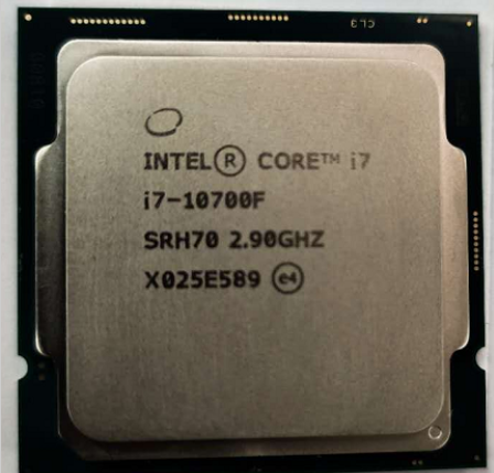 英特尔(Intel)酷睿i7-10700F 14纳米(LGA1200/8核16线程/2.9GHZ/16MB三级缓存/65W)散片CPU