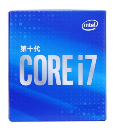 英特尔 i7-10700K 盒装CPU LGA1200/8核16线程/3.8GHZ/16MB三级缓存/125W