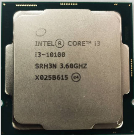 英特尔(Intel)酷睿i3-10100 (LGA1200/4核8线程/3.6GHz/6M缓存65W)散片CPU