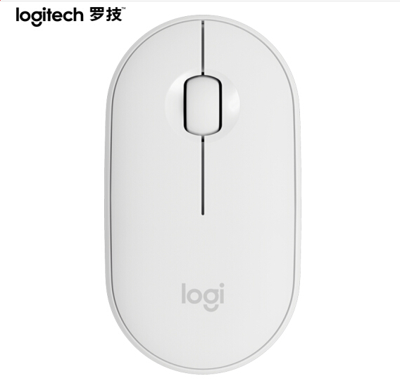 罗技（Logitech）Pebble鹅卵石 鼠标 无线蓝牙鼠标 办公 静音鼠标  米白色