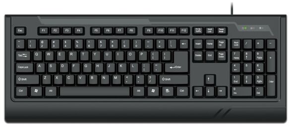 飞利浦SPK6204单键盘 USB