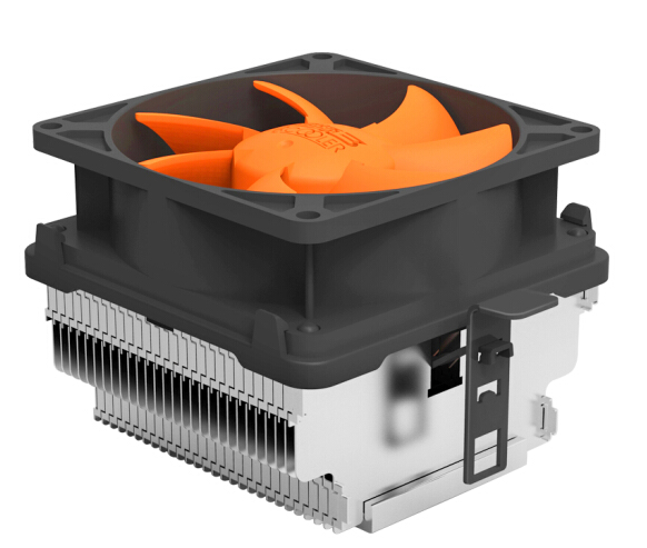 超频三甲壳虫Q82 CPU散热器（多平台/8cm风扇/下吹式/ITX散热器/附带硅脂）
