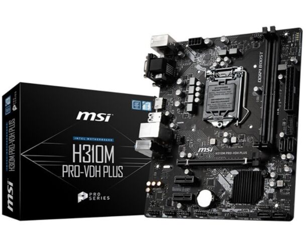 MSI/微星 H310M PRO-VDH PLUS支持6789代CPU VGA/DVI/HDMI接口