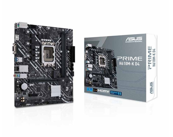 华硕（ASUS）PRIME H610M-K D4 主板 支持CPU 12100F/G6900