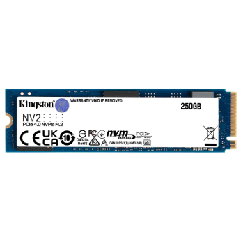 金士顿(Kingston) NV2系列 250GB M.2接口 NVMe协议 四通道PCIe4.0 固态硬盘 SNV2S/250G