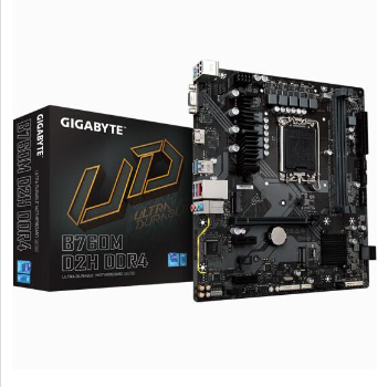 技嘉（GIGABYTE）B760M D2H DDR4 主板 支持13代CPU i5 13400 13600KF