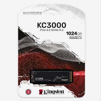 金士顿(Kingston)KC3000系列 2TB  M.2接口 NVMe协议 四通道PCIe4.0 固态硬盘